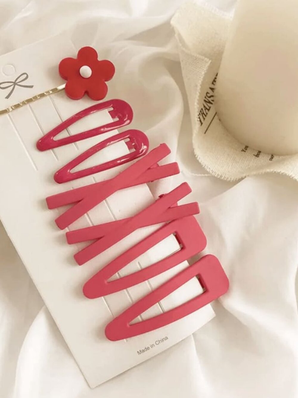 Solid Barrette Set Berry - Berry